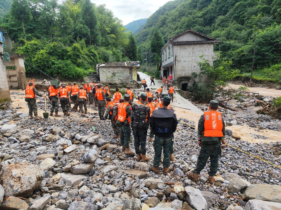 甘肃白银山洪灾害