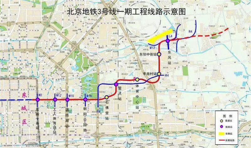 北京地铁14号线线路图